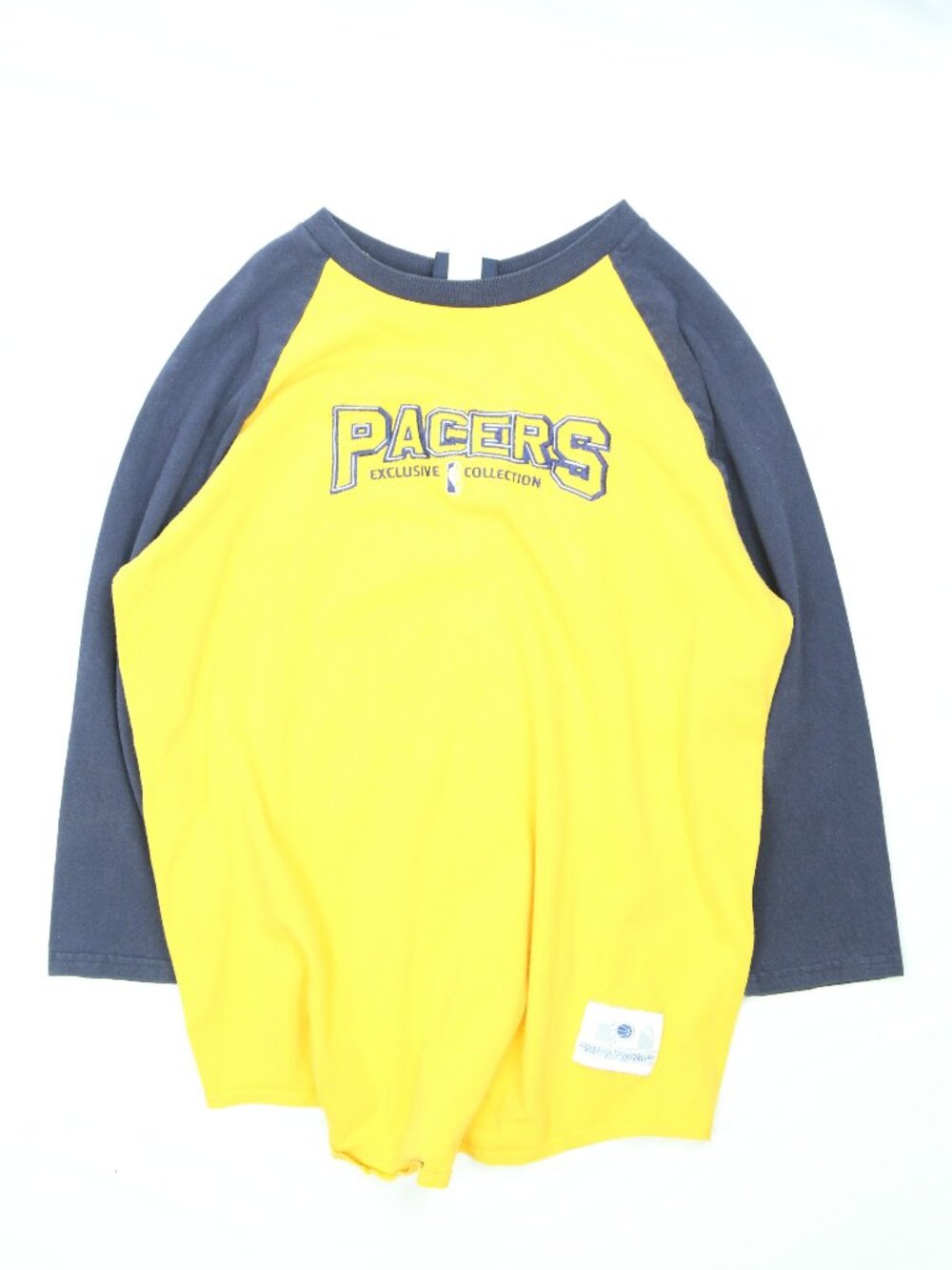 Men's Vintage Indiana Pacers 3/4 Sleeve Raglan T-shirt Size XL